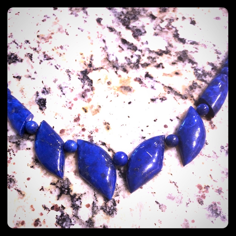 Lapis lazuli, authentic stone necklace! Protection against negative energies